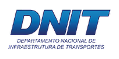 Logo de DNIT, Departamento Nacional de Infraestrutura de Transportes, cliente atendido pelo Grupo Força Tática